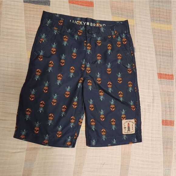 Lucky brand boy's skull print swim trunk - Picture 2 of 8
